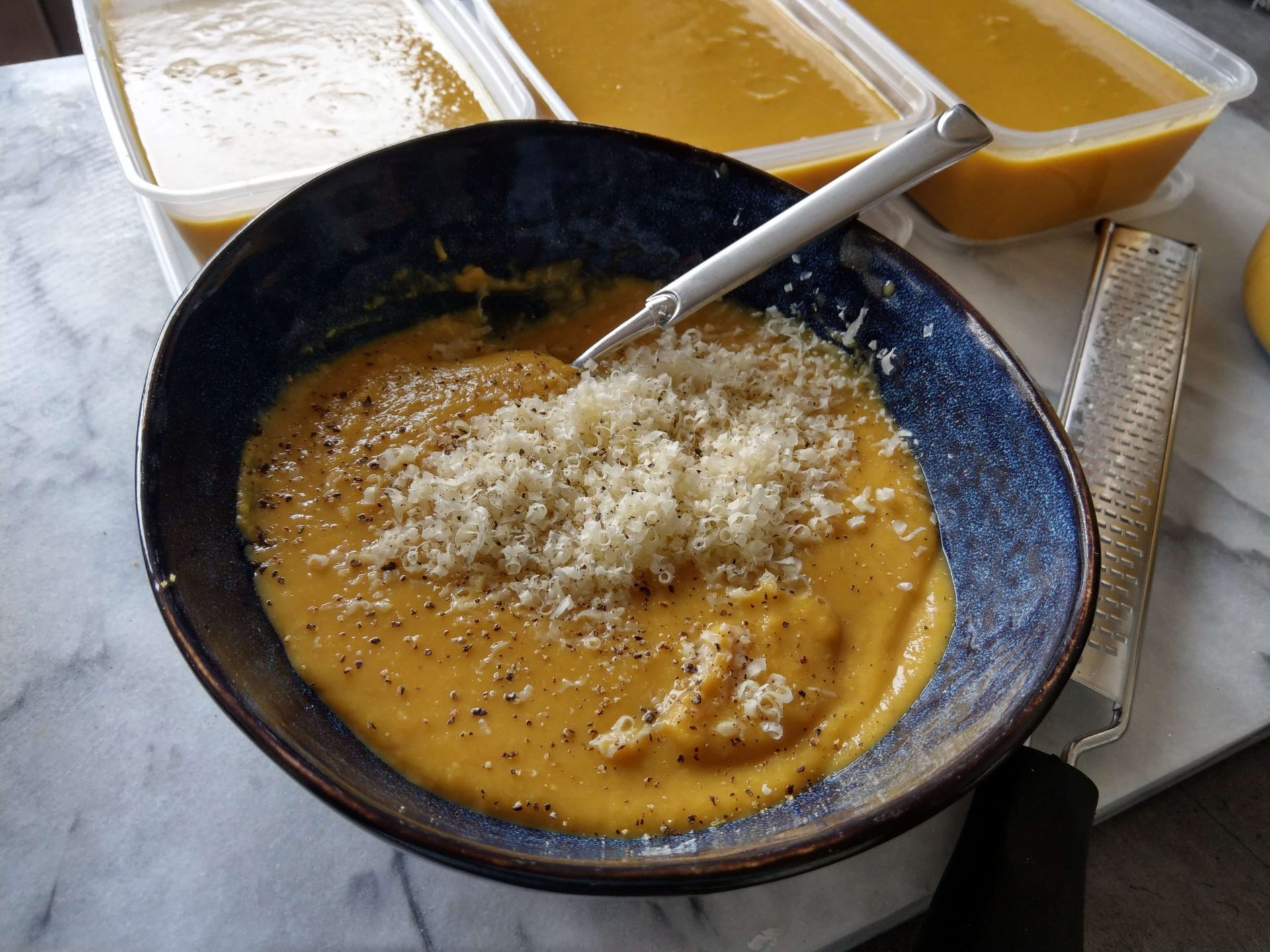 Yellow Split pea and bacon soup